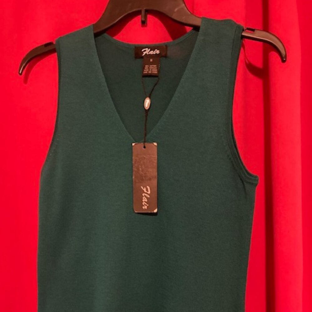 Flair - Womens' sleeveless top, teal